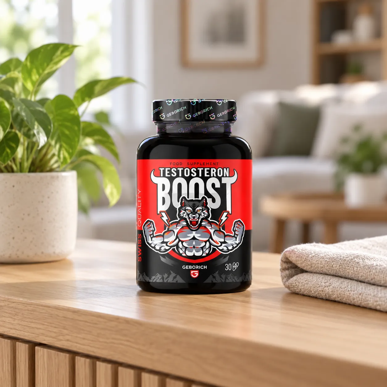 Testosteron Boost — le produit au quotidien