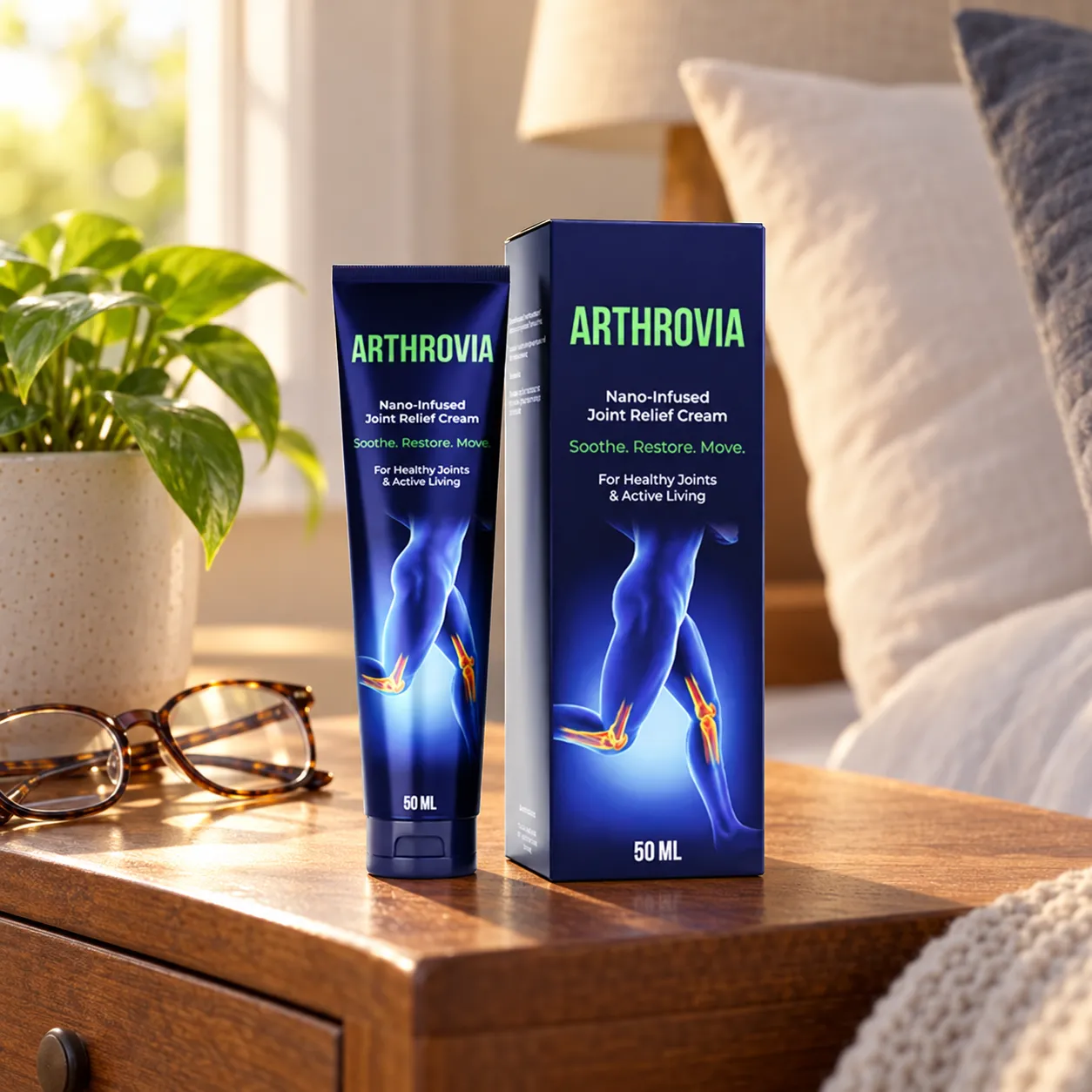 Arthrovia — le produit au quotidien