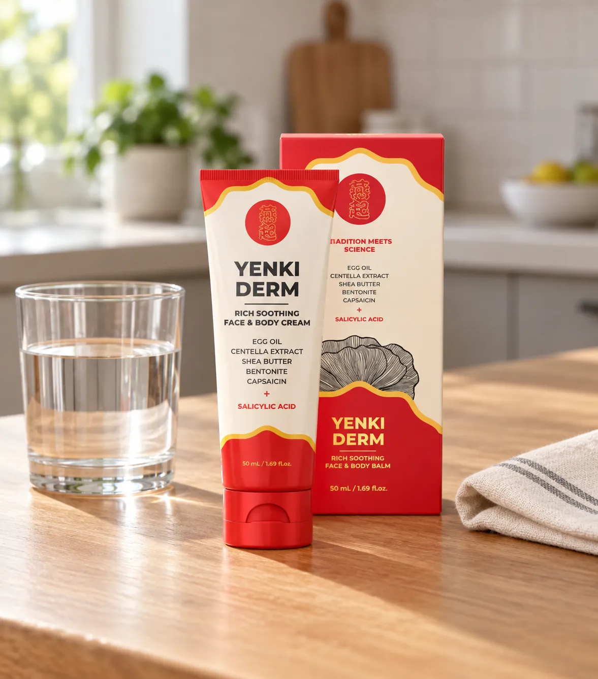Yenki Derm — le produit au quotidien